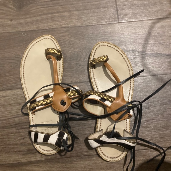 Authentic Christian louboutin strappy gladiator sandals - Picture 2 of 4